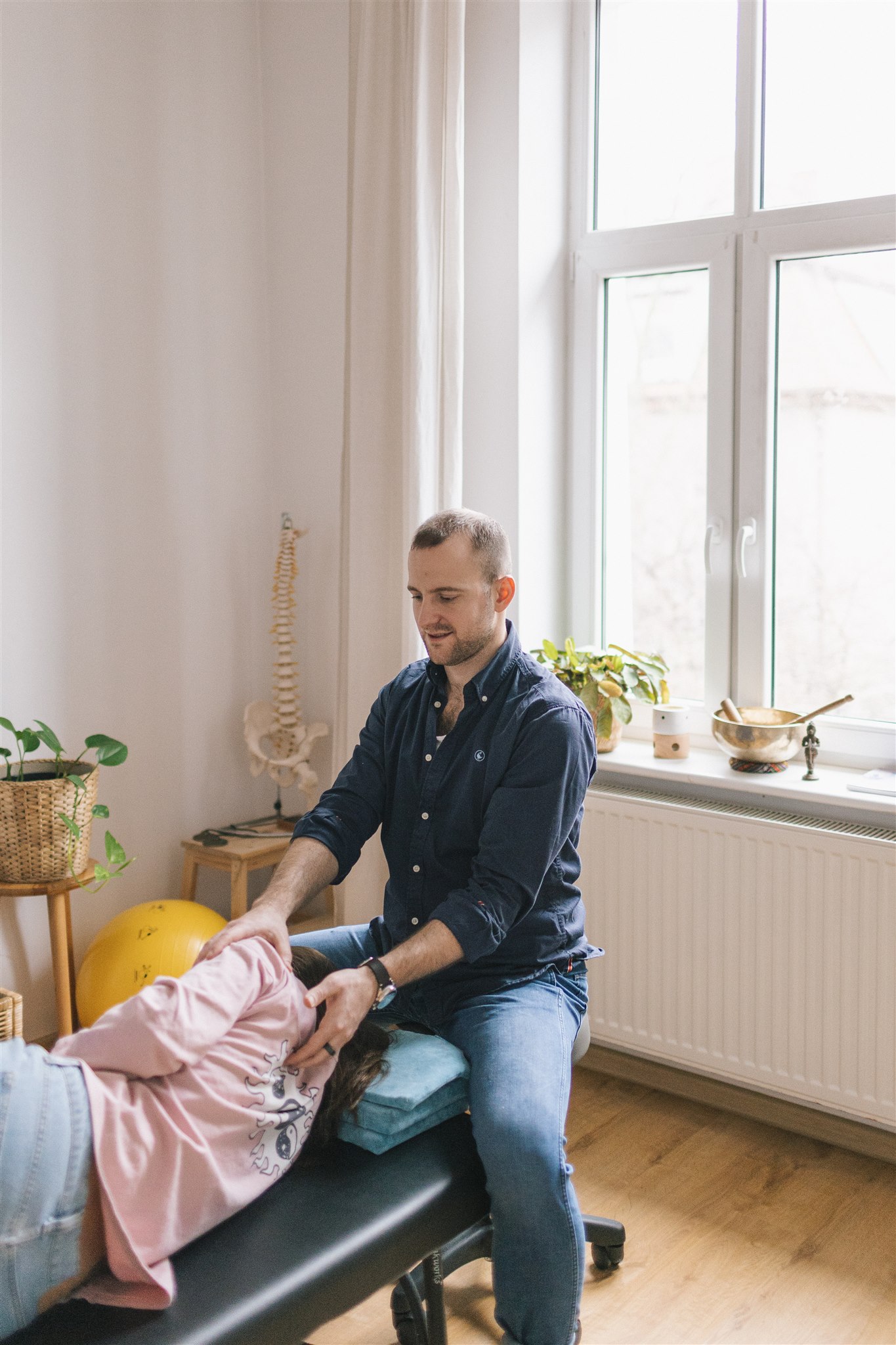 Sesja Feldenkraisa — uwaga w dotyku